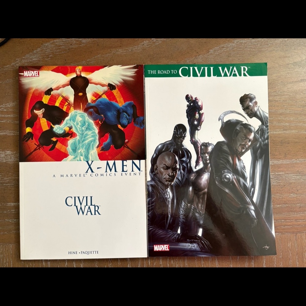 Marvel X-Men and Civil War Comic Set